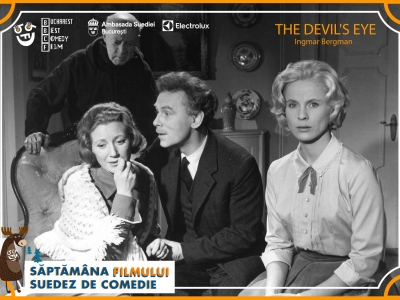 Bucharest Best Comedy Film vă invită să vizionați în premieră națională capodopera cinematografică a renumitului regizor Ingmar Berman, comedia The Devil’s Eye/Ochiul Diavolului (Suedia, 1960). 